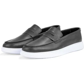 Resim Ducavelli Trim Deri Erkek Günlük Ayakkabı Loafer Ayakkabı 