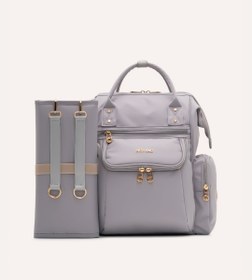 Resim Vista Pastel Gri Gold Kumaş Bebek Çantası 