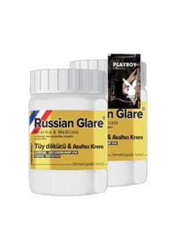 Resim Playboy Rusian Glare Tüy Dökücü Azaltıcı Krem Nano 2'li X 50 Ml Rus Merhemi + Yanında Jel 