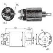 Resim ZM 12v Marş Otomatiği Hıtachı Tipi Sağ Isuzu-komatsu-nıssan 