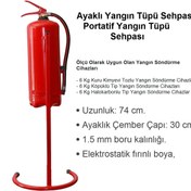 Resim İNTERFORM Ayaklı Yangın Tüpü Sehpası Portatif Yangın Tüpü Sehpası 