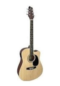 Resim Stagg Sa20 Dce Nat Elektro Akustik Gitar 