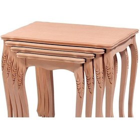 Resim Zigon Lükens Aslan Oymalı Model Sehpa Ham Torna Kayın Ayak Iskel (411515666) 