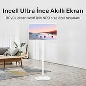 Resim NPO SW2495T 24'' Full HD 8/128GB Android Dokunmatik Şarjlı Taşınabilir Smart Led Ekran 