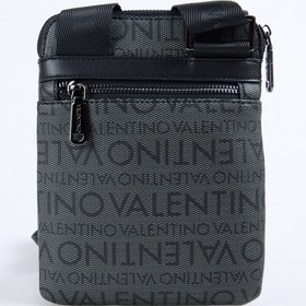 Resim Valentino Siyah Erkek Postacı Çantası BILLION 