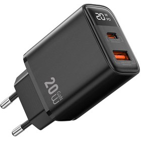 Resim Wiwu Wi-G009 Firefly Serisi GaN Tech PD Hızlı Şarj Özellikli Şarj Başlığı 20W - Siyah 