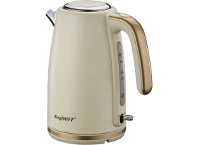 Resim Berghoff Gem Pearl 1.7 Litre Vanilya Krem Rengi Gold Modern Su Isiticisi ve Berghoff Ekmek Kizartma Makinesi 