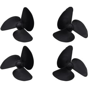 Resim Lillian 2011-5 Balıkçılık Yem Teknesi Balık Bulucu Rc Yedek Parça Aksesuarları Için 4 Adet 3 Kanatlı Pervane 4 Sol ve Sağ (Yurt Dışından) 