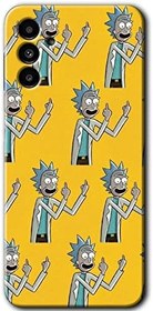 Resim MRCİLETİSİMmrc-177823 Rick Felsefesi Kılıf Kapak Hayalet Ekran Yandan Gözükmez Samsung Galaxy M23 ile uyumlu 