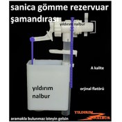Resim Sanica Gömme Rezervuar Şamandırası Sanica Rezervuar İç Takım Flat 