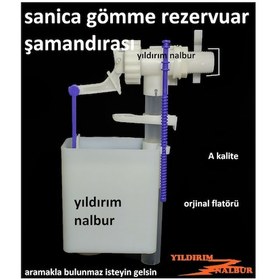 Resim Sanica Gömme Rezervuar Şamandırası Sanica Rezervuar İç Takım Flat 