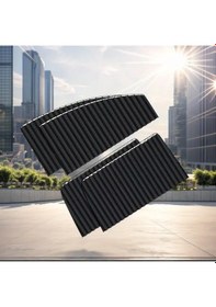 Resim Xuweiwei Adjustable Track Car Window Shades Front Window Rear Window Portable Sunshade Curtains Set Of Four 