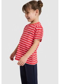 Resim U.s. Polo Assn. Kız Çocuk Kırmızı Tişört 50325678-vr213 Rısk Red 
