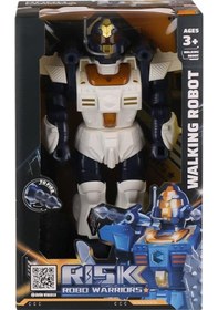 Resim Ctoys Işıklı Sesli Ve Roket Atan Savaşçı Beyaz Robot 6051 Transformers 