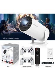 Resim Coverzone HY300A Retro Oyun Projeksiyon Cihazı HD Out Put, Android 11.0 İşletim Sistemiyle Desteklenir 