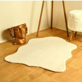 Resim Re x Tavşanı Kısa Tüylü Post Peluş Krem (499445052) 