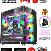 Resim Zeiron Webstar X15 Ryzen 7 5700X 32GB Ram 1tb M.2 Nvme SSD 16GB RTX5060TI Sıvı Soğutmalı Oyuncu Bilgisayarı 