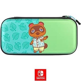 Resim PDP Gaming Offiziell lizenziert Switch Slim Deluxe Travel Case - Animal Crossing - Semi-Hardshell Protection - Protective PU Leather - Holds 14 Games - Works mit Switch OLED & Lite - Perfect für Kids 