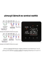Resim markentegra Akıllı WiFi Oda Termostatı - Uzaktan Kontrol Özelliği 
