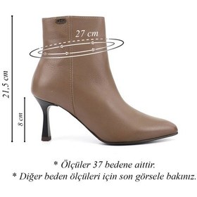 Resim Gönderir Gönderi R Kadın Vizon Antik Fermuarlı Sivri Burun Hakiki Deri Bot Gkzb13453460 
