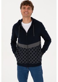 Resim U.s. Polo Assn. Erkek Lacivert Hırka Örme 50315668-vr033 Lacivert 