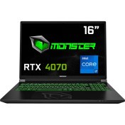 Resim Monster Tulpar T6 V3.2.2 Intel Core I7 13700HX 32 GB Ram 1 Tb SSD 8 GB Rtx 4070 Freedos 16" Fhd 165 Hz Oyun Bilgisayarı 