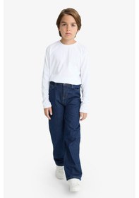 Resim Defacto Koyu Mavi Erkek Çocuk Jean Pantolon F2258a8/nm34 KOYU MAVİ 