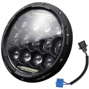 Resim 7 İnç 150w Led Far 10000lm, Ip67 Jeep Wrangler/land Rover/hummer İçin Alüminyum Kasa, 3000k-6500k Renk Sıcaklığı 