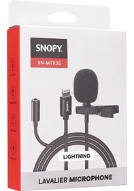 Resim Snopy SN-MTK35 Lightning Yaka Mikrofonu 