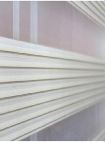 Resim Pliseli Stor Zebra Perde 1267 1267KREMZBR, Krem Rengi, 130 x 200 