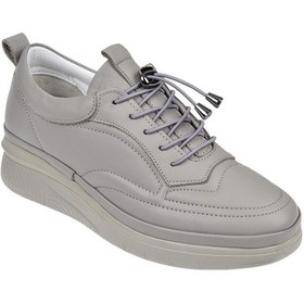 Resim Beety Hakiki Deri Dolgu Taban Comfort Kadın Ayakkabı Bee-121 Taş Taş 