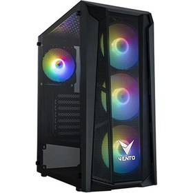 Resim VENTO VG15FE 550W 4X120MM RGB FAN GAMING SİYAH KASA AK100VTO0088