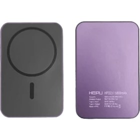 Resim Hepu HP-223 5000 Mah PD20W Magsafe 15W Kablosuz Powerbank 