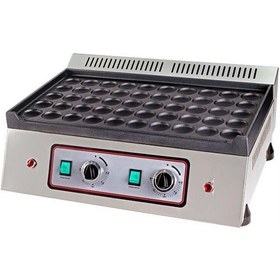 Resim 50'li Yuvarlak Bubble Pankek Makinası Elektrikli 
