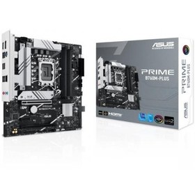 Resim ASUS PRIME B760M-PLUS, 4xDDR5, 2x M.2, HDMI, DP, Type-C, 12-13-14.Nesil, LGA1700 Soket, Anakart 