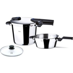 Resim Fissler Vitaquick Düdüklü Tencere 6 Lt + 3.5 Lt 