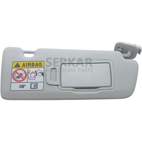 Resim Renault Clio 5 - V Sağ Güneşlik Aynalı Gri - 964001360r 