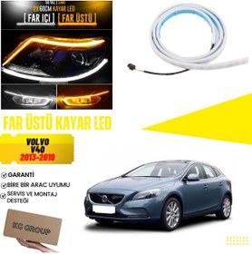 Resim KG GROUP Volvo V40 2015 Far Üstü Kayar Led Selamlamalı 