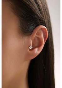 Resim Altın Taşlı Piercing 42863392 