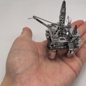 Resim 3D Metal Puzzle DIY Model - Ayrıntılı Petrol Kulesi Modeli Vinç ve Sondaj Kulesi ile, Paslanmaz Çelik Yapı, Hobiler ve Petrol Endüstrisi Meraklıları için İdeal Hediye, Kutlama Hediye Fikri|Detaylı İnşaat|Dayanıklı Yapı, Metal Puzzle Kitleri 