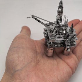 Resim 3D Metal Puzzle DIY Model - Ayrıntılı Petrol Kulesi Modeli Vinç ve Sondaj Kulesi ile, Paslanmaz Çelik Yapı, Hobiler ve Petrol Endüstrisi Meraklıları için İdeal Hediye, Kutlama Hediye Fikri|Detaylı İnşaat|Dayanıklı Yapı, Metal Puzzle Kitleri 