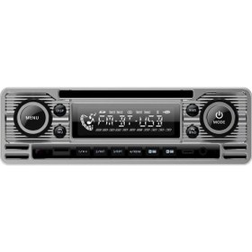 Resim Soundmax Sx-mx61cl Retro Stil Gümüş Renk Teyp Bluetooth/usb/aux/fm/4 50w/mp3 