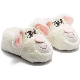 Resim Twigy Raby Kadın Hayvanlı Panduf Beyaz 36/41 EE0537 Beyaz 