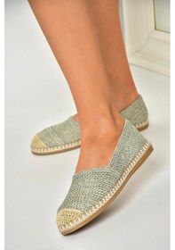 Resim Fox Shoes D280250017 Gri Hasır Günlük Kadın Ayakkabı Gri-hasır Gri 