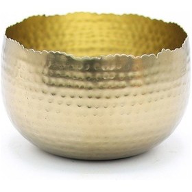Resim Aurea Metal Saksı Küçük Boy Sarı 