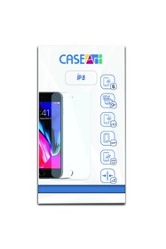 Resim CaseArt Iphone 8 Uyumlu Kılıf Şeffaf Silikon Kapak ve Ekran Koruyucu Set 