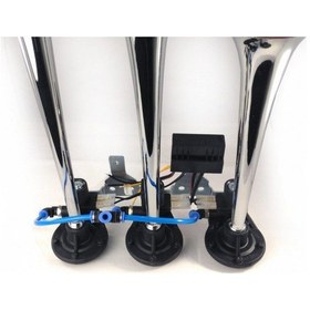Resim Ahmet Otomotiv 3 Melodili Arap Korna Krom 24volt 