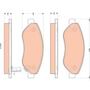 Resim TRW GDB1713 Fren Balatasi On ( Opel : Corsa D 1.7Cdti 06- ) 1605124 1605355 (WA126684) 