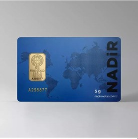 Resim Nadir Gold 5 Gram 24 Ayar Külçe Altın Sahra 