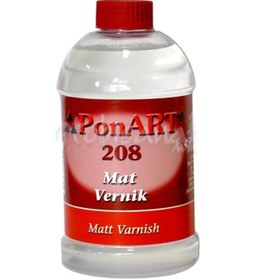 Resim Ponart Mat Vernik -Matt Varnish No 208 500Ml 